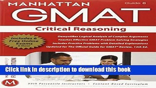 Read Manhattan GMAT Verbal Strategy Guide Set, 5th Edition (Manhattan GMAT Strategy Guides)  Ebook