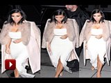 Kim Kardashian Shows Ample CLEAVAGE In Tight Outfit