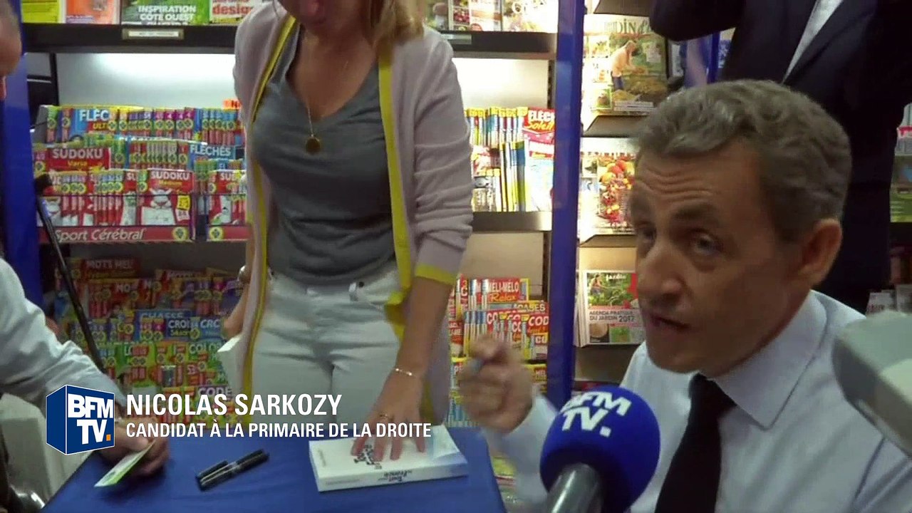La Baule: "Je veux rencontrer des gens, parler avec eux", assure Nicolas Sarkozy
