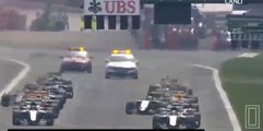 VIDEO / Monza, la partenza: Vettel-Raikkonen dietro Rosberg