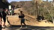 Justin Bieber Pulls His Shirt Off While Hiking