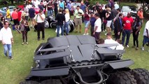 TUMBLER BATMAN'S UNREAL SUPERCAR START UP and DRIVE! 2013 Festivals of Speed
