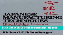 [PDF] Japanese Manufacturing Techniques: Nine Hidden Lessons in Simplicity Popular Collection