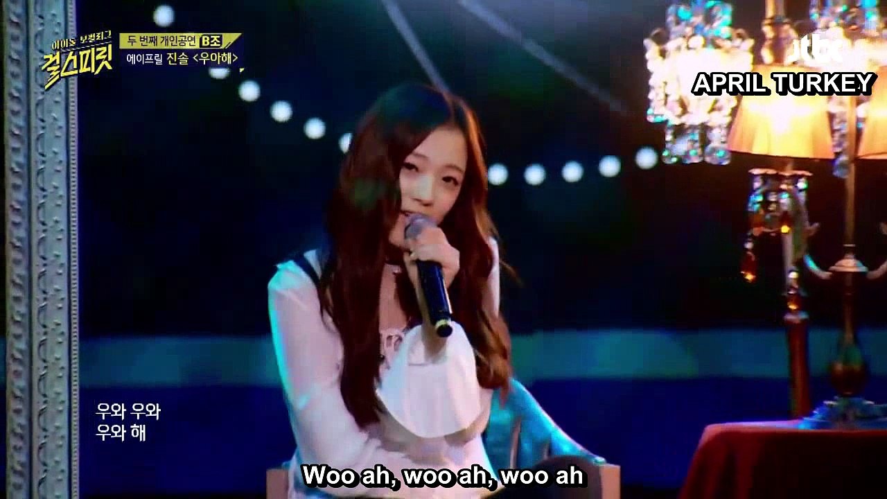 April Jinsol Girls Spirit Performansı Woo Ah Türkçe Altyazılı