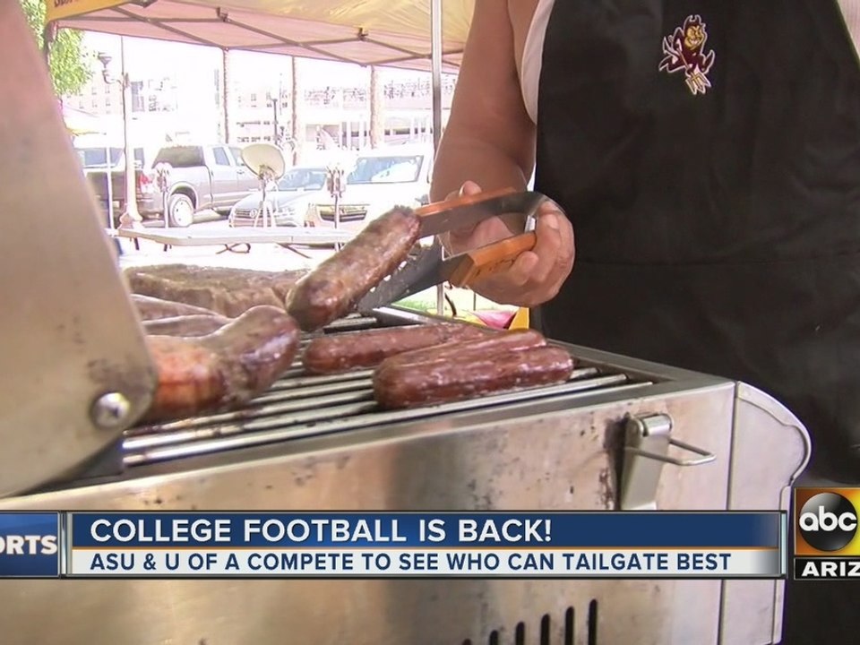 ASU and UofA didn't play on the field this weekend, but ABC15 took a look at who had the best pregame tailgate