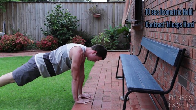Intense Home Tricep Hypertrophy Workout No Weights!