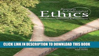 [PDF] Business   Professional Ethics for Directors, Executives   Accountants Full Online
