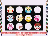 Eurographics DT6457 Deco Mats Fussmatte Sauberlaufmatte Owl Flat 40 x 60 cm