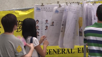 Hong Kong votes in first major election since protests