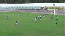 Dmytro Ulyanov (Avanhard Kramatorsk) scores a Scorpion Kick vs Ternopil - Ukrainian First League