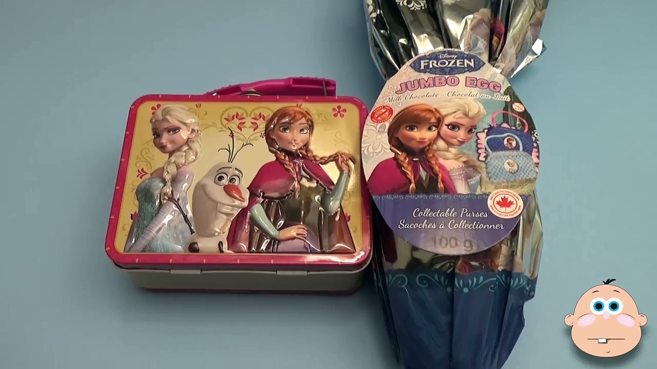 Baby Big Mouth Surprise Egg Lunchbox! Disney Frozen Edition! With a HUGE Chocolate Surprise Egg!