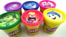 Learn Colors with Disney Pixars Inside Out: Joy, Disgust, Sadness, Fear, Anger Play Doh / TUYC