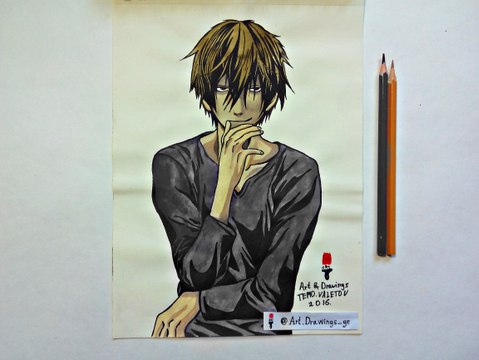 Speed Drawing Anime Shishou Series / Рисую Аниме Великий учитель / アニメ師匠シリーズドローイング / (Art & Drawings)