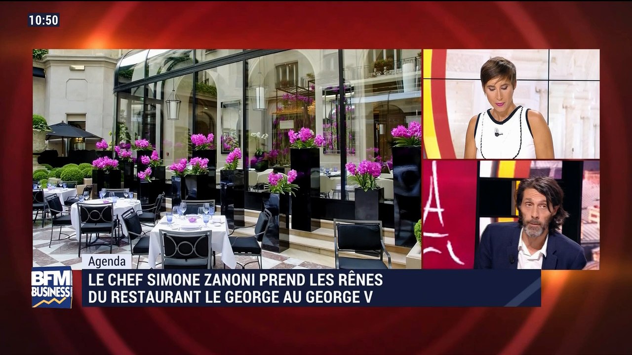 L'Agenda: Le chef Simone Zanoni prend les rênes du restaurant Le George au Four Seasons George V - 04/09