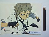 Speed Drawing Anime  Bungou Stray Dogs Atsushi / Рисую Аниме Великий из бродячих псов / アニメ文豪ストレイドッグスドローイング