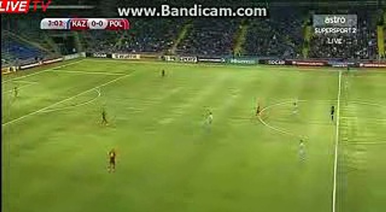 Lewandowski Incredible miss - Kazakhstan 0-0 Poland - World Cup 04.09.2016 H