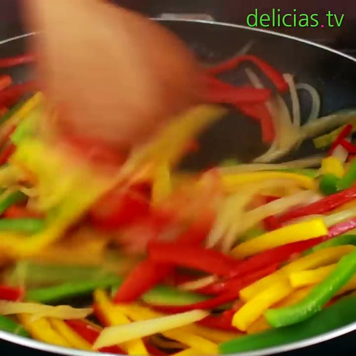 Pollo relleno fajitas