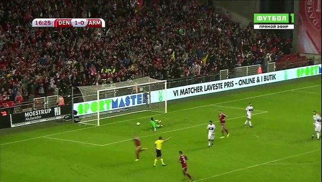 Christian Eriksen Goal- Denmark 1-0 Armenia 04.09.2016