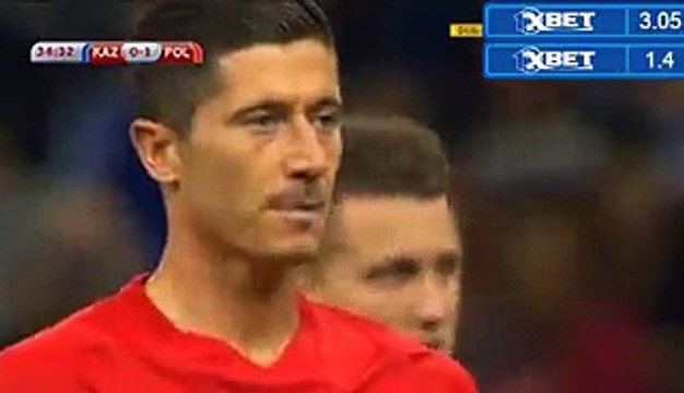 Robert Lewandowski Goal HD - Kazakhstan 0-2 Poland 04.09.2016 HD