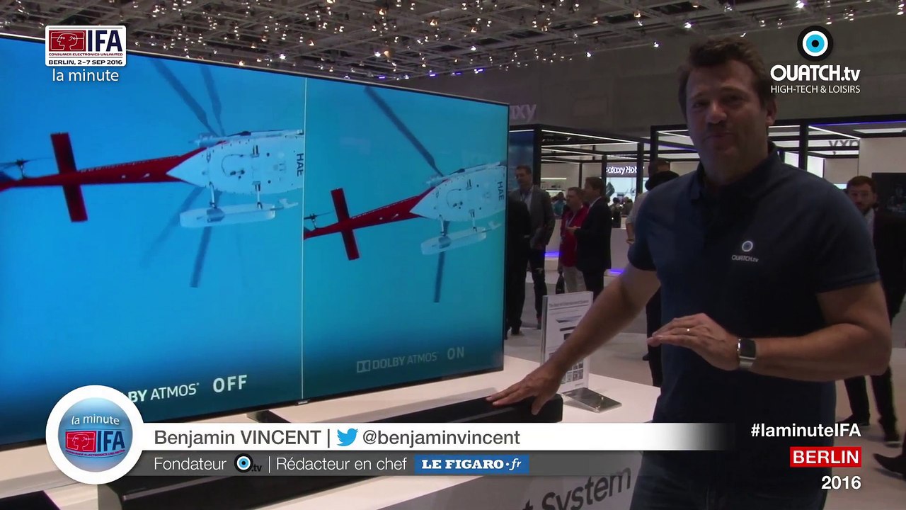 la minute IFA S04E11 : Samsung HW-K950, la barre de son absolue avec Dolby Atmos