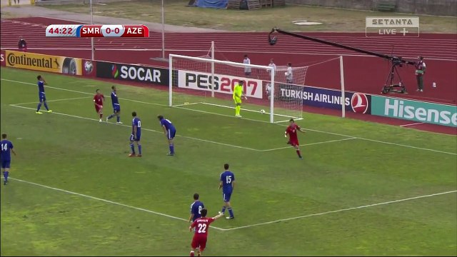 Ruslan Qurbanov Goal HD - San Marino 0-1 Azerbaijan - WC Qualification Europe - 04.09.2016