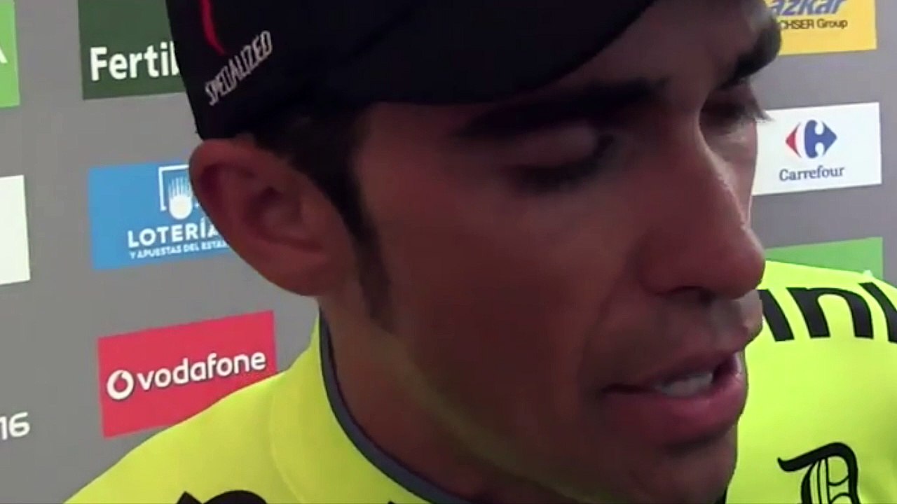 La Vuelta 2016 - Alberto Contador : "Mon objectif a toujours été le podium sur ce Tour d'Espagne"