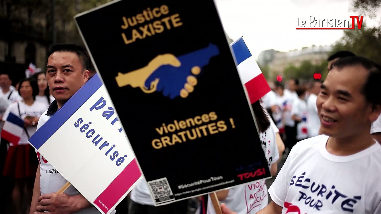 La communauté asiatique dans les rues de Paris pour réclamer plus de sécurité