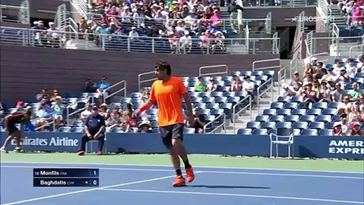 ABD Açık: Gael Monfils - Marcos Baghdatis (Özet)
