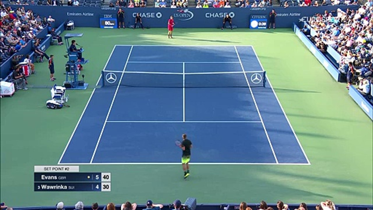 ABD Açık: Daniel Evans - Stan Wawrinka (Özet)
