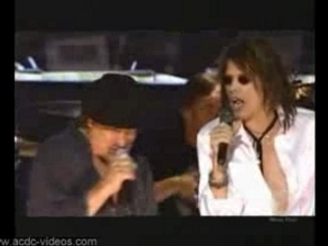ACDC AND AEROSMITH You Shook Me All Night Long