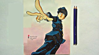 Speed Drawing Anime Mob Psycho 100  / Рисую Аниме Моб Психо 100 / アニメモブサイコ100ドローイング / (Art & Drawings)
