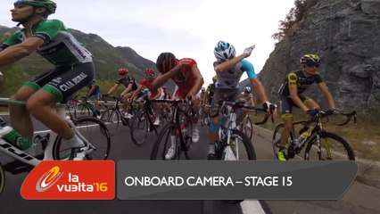 Onboard camera / Cámara a bordo - Etapa 15 - La Vuelta a España 2016