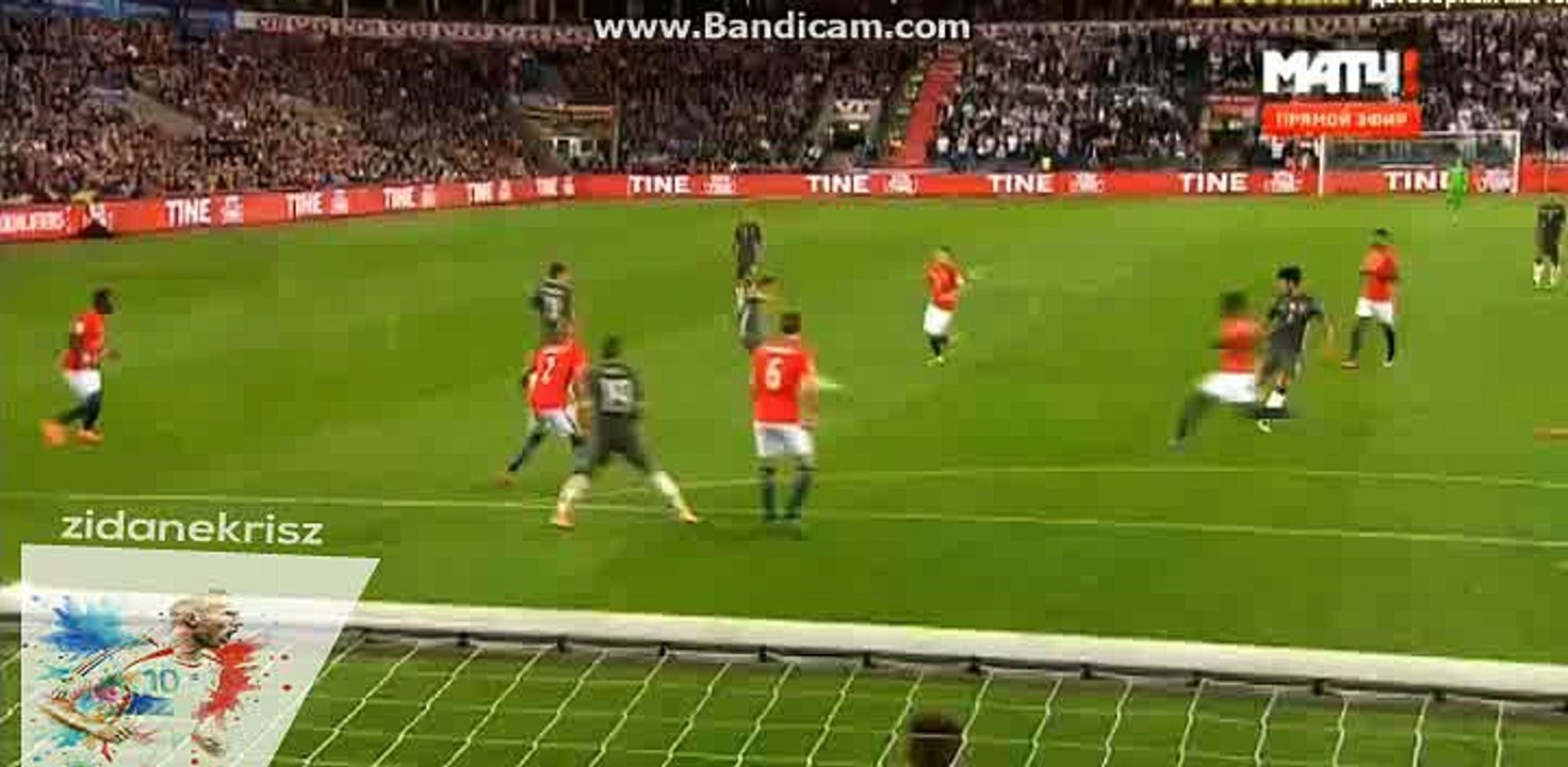 Thomas Muller Fantastic Goal - Norway 0-1 Germany - World Cup - 04.09.2016