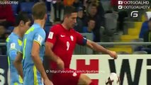 Robert Lewandowski Goal ~ Kazakhstan vs Poland 0-2 ~ 04_9_2016 [Elimination Russia 2018]