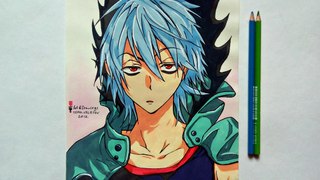 Speed Drawing Anime Servamp Kuro / Рисую Аниме Сервамп Куро  / アニメサーヴァンプクロドローイング / (Art & Drawings)