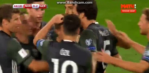 Joshua Kimmich Goal - Norway 0-2 Germany 04.09.2016