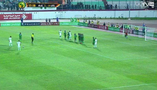 Riyad Mahrez Superbe But Goal - Algeria 2-0 Lesotho (04/09/2016)
