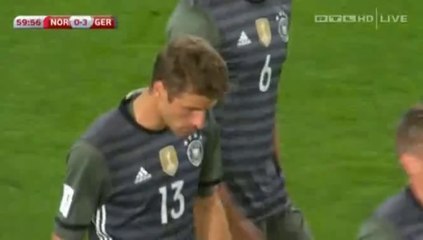 0-3  Thomas Müller Second Goal HD - Norway 0-3 Germany 04.09.2016 HD
