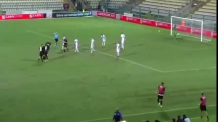 Filippo Falco Goal - Carpi FC 0-1 Benevento - 4.9.2016