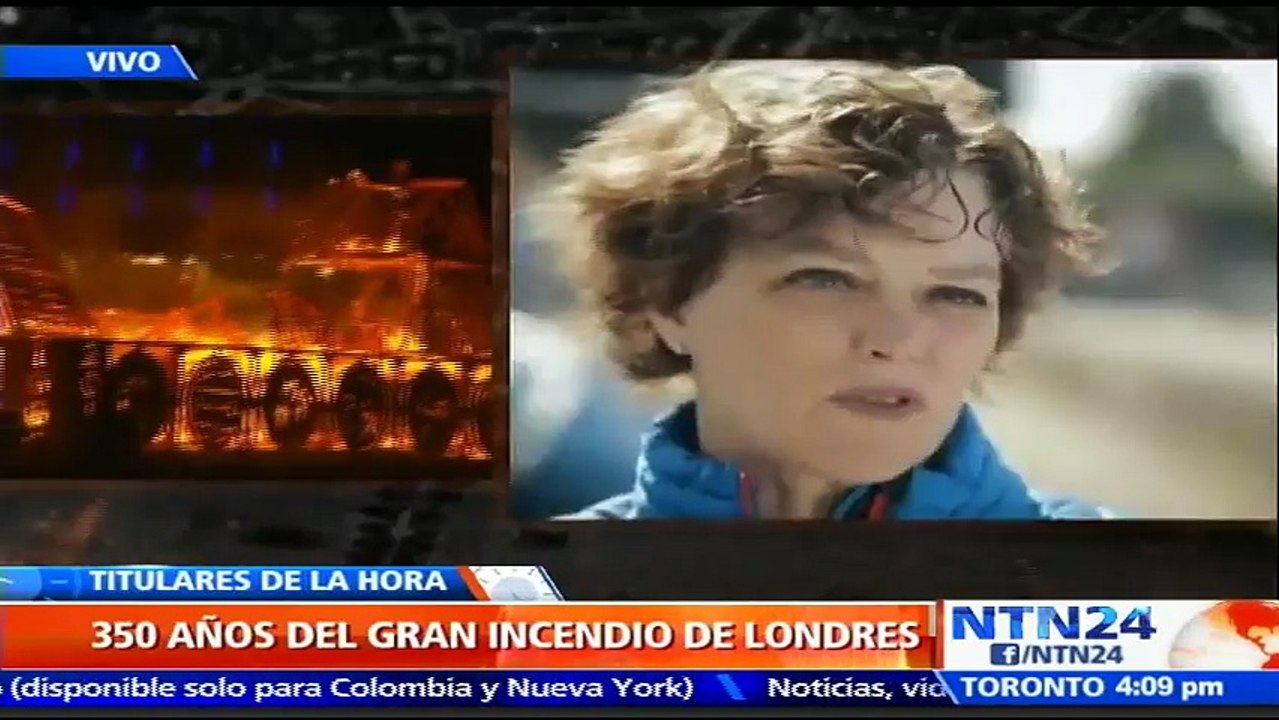 Reino Unido conmemora 350 años de 'El Gran Incendio' de Londres