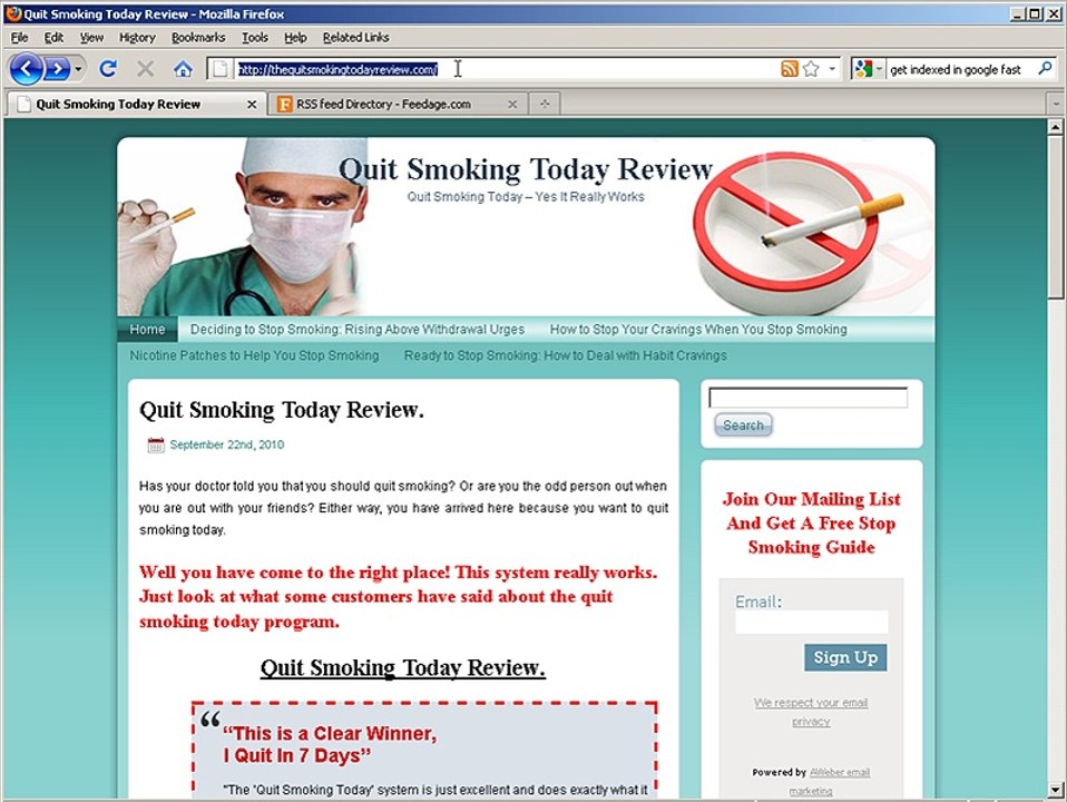 Get Your Website Indexed By Google Super Fast !