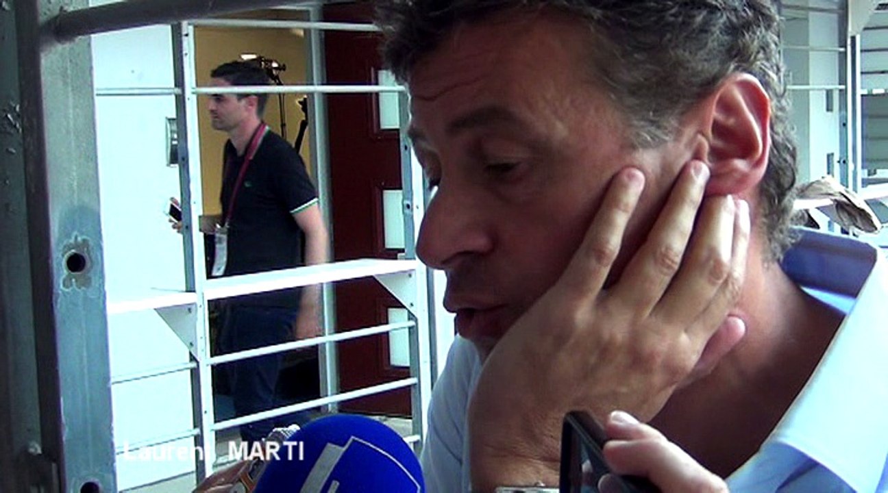 UBB MONTPELLIER A LA SORTIE DES VESTIAIRES