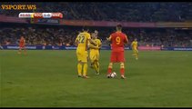 Goal Stevan Jovetic - Romania 1-1 Montenegro (04.09.2016) World Cup 2018 - UEFA Qualification