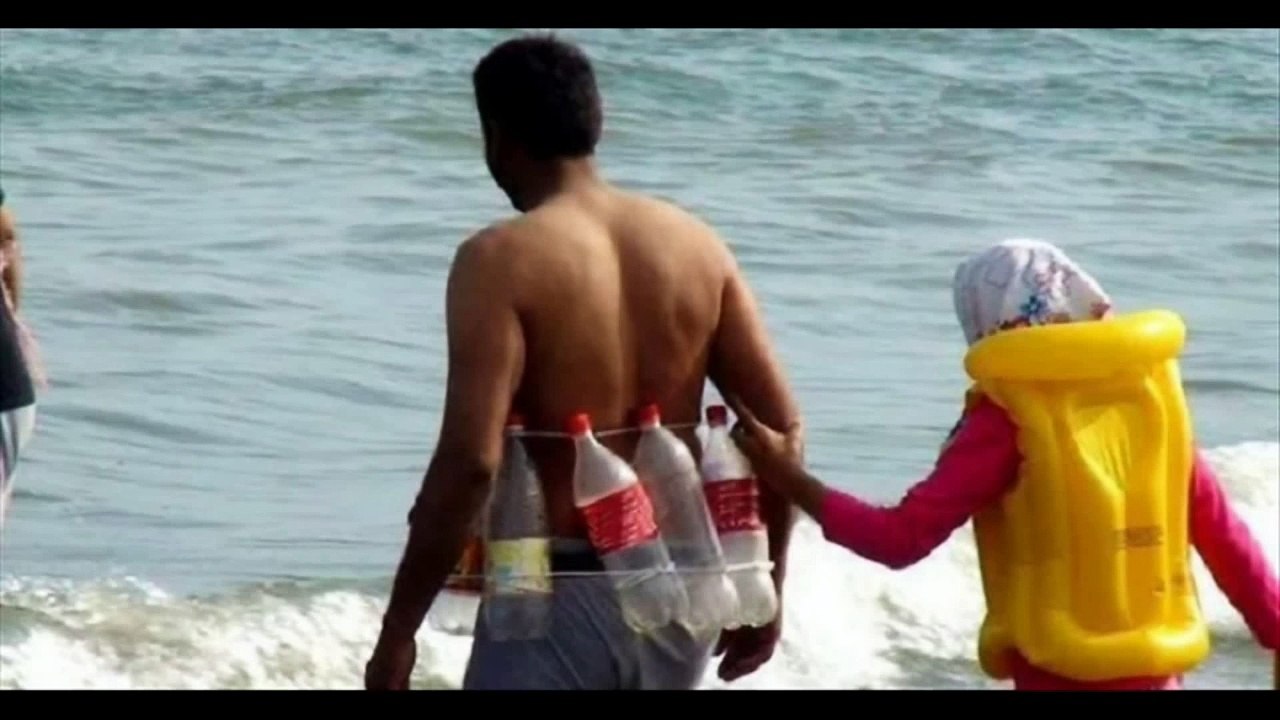 Funny beach sense