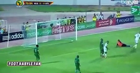 Algerie vs Lesotho ( 6-0 ) 2eme but de Riyad Mahrez هدف من محرز