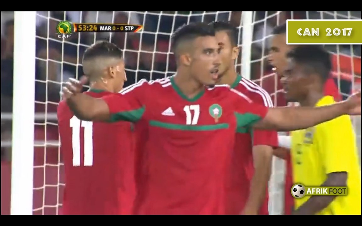 Maroc vs Sao Tomé-et-Principe (2-0) | Qualifications CAN 2017