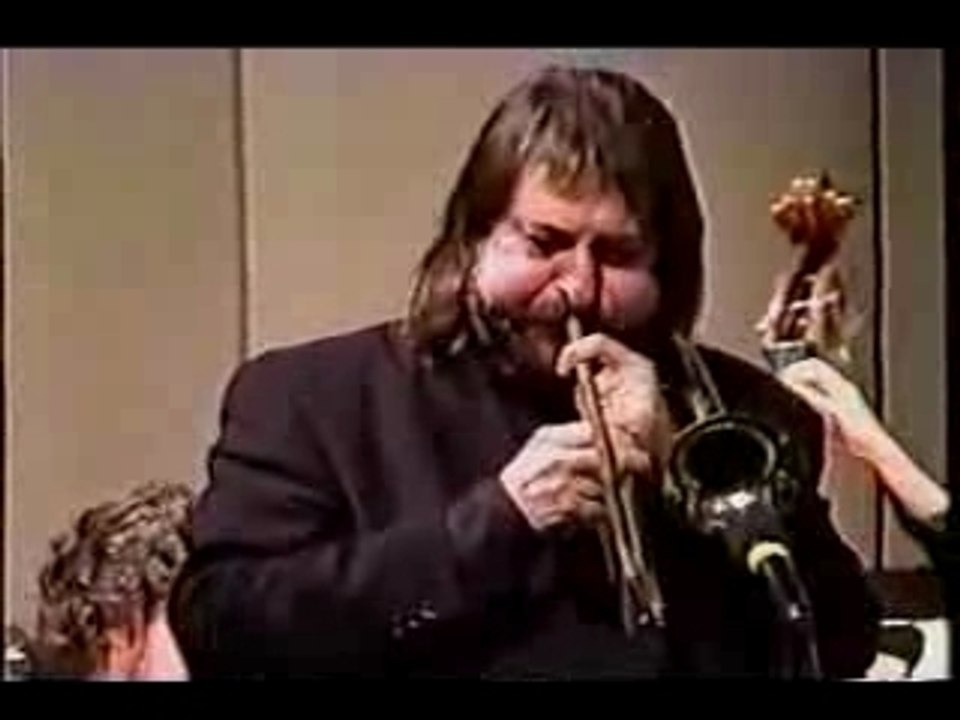 Chuck Findley playing the slide trumpet