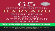 [PDF] 65 Successful Harvard Business School Application Essays, Second Edition: With Analysis by