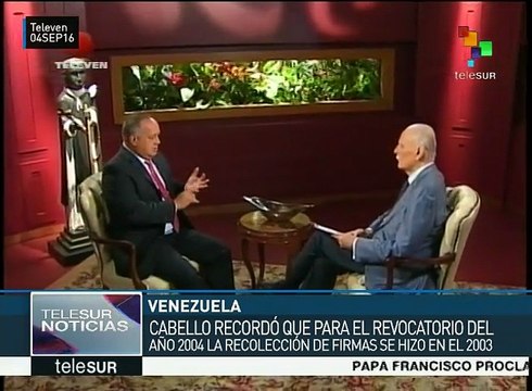 Critica líder de PSUV a opositores por falsear firmas para revocatorio