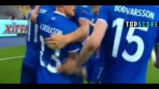 Ukraine vs Iceland 0-1 Alfred Finnbogason Goal (WC 2018 Qualification)